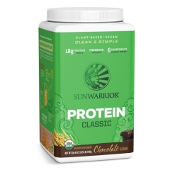 Sunwarrior Organic Classic Protein Chocolate 750 Grams