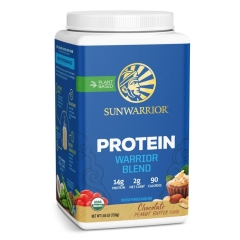 Sunwarrior Warrior Blend Organic Protein Chocolate Peanut Butter 750 Grams