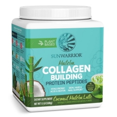 Sunwarrior Collagen Building Protein Peptides Coconut Matcha Latte 500 Grams