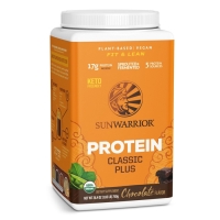 Sunwarrior Classic Plus Biologische Proteïne Chocolade 750 Gram