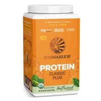 Sunwarrior Classic Plus Biologische Proteïne Unflavoured 750 Gram