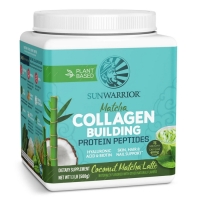 Sunwarrior Collagen Building Protein Peptides Coconut Matcha Latte 500 Gram